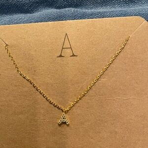 A monogram necklace